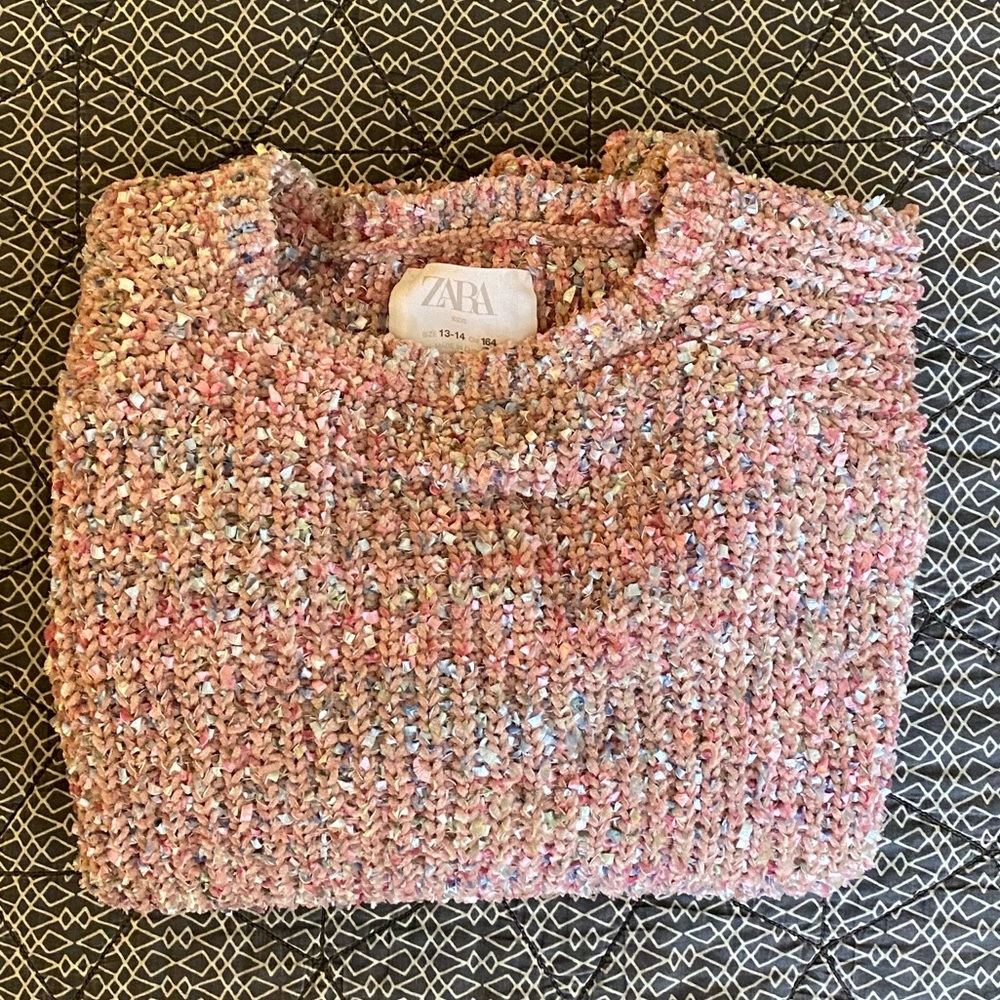 Zara Girls Chunky Knitted Sweater